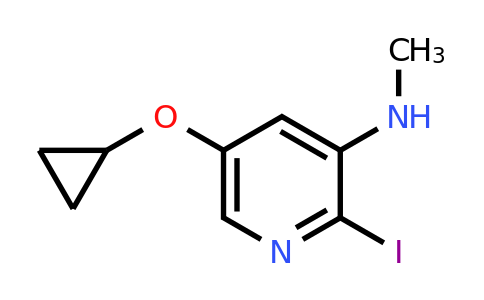 CAS 1243481-21-1 | 5-Cyclopropoxy-2-iodo-N-methylpyridin-3-amine