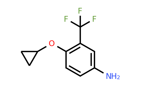 CAS 1243481-23-3 | 4-Cyclopropoxy-3-(trifluoromethyl)aniline