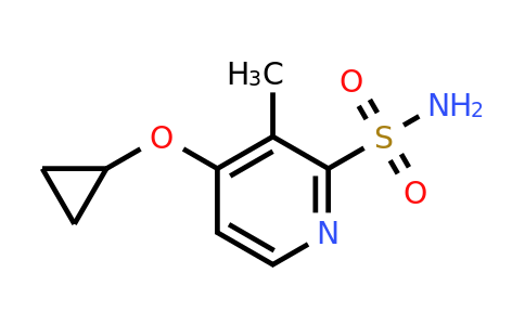 CAS 1243481-24-4 | 4-Cyclopropoxy-3-methylpyridine-2-sulfonamide