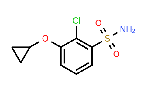 CAS 1243481-31-3 | 2-Chloro-3-cyclopropoxybenzenesulfonamide