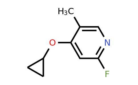 CAS 1243481-33-5 | 4-Cyclopropoxy-2-fluoro-5-methylpyridine