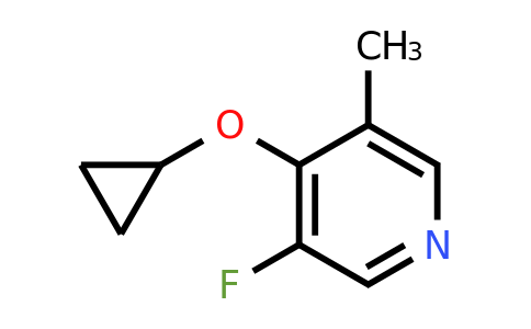 CAS 1243481-37-9 | 4-Cyclopropoxy-3-fluoro-5-methylpyridine