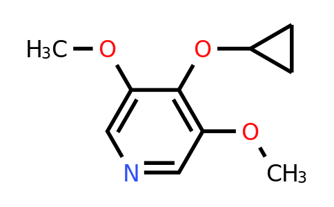 CAS 1243481-40-4 | 4-Cyclopropoxy-3,5-dimethoxypyridine