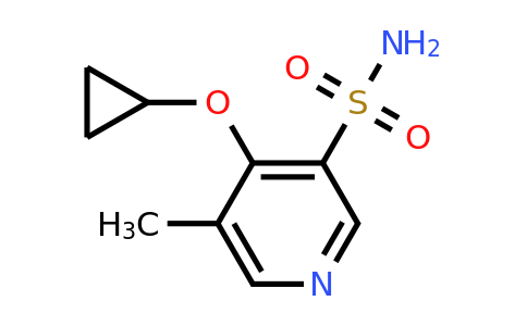 CAS 1243481-42-6 | 4-Cyclopropoxy-5-methylpyridine-3-sulfonamide