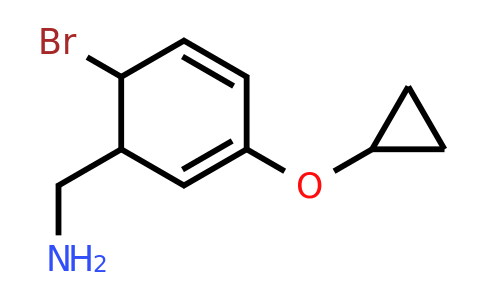 CAS 1243481-43-7 | (6-Bromo-3-cyclopropoxycyclohexa-2,4-dienyl)methanamine