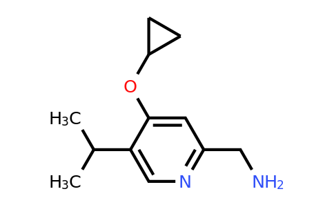 CAS 1243481-56-2 | (4-Cyclopropoxy-5-isopropylpyridin-2-YL)methanamine