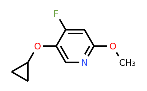 CAS 1243481-63-1 | 5-Cyclopropoxy-4-fluoro-2-methoxypyridine