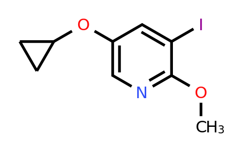 CAS 1243481-66-4 | 5-Cyclopropoxy-3-iodo-2-methoxypyridine