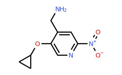 CAS 1243481-68-6 | (5-Cyclopropoxy-2-nitropyridin-4-YL)methanamine
