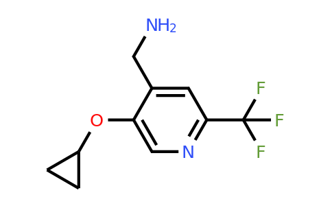 CAS 1243481-71-1 | (5-Cyclopropoxy-2-(trifluoromethyl)pyridin-4-YL)methanamine