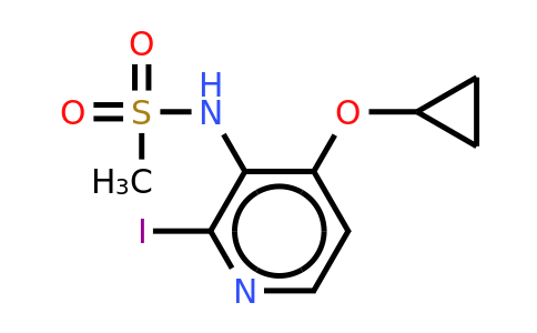 CAS 1243481-72-2 | N-(4-cyclopropoxy-2-iodopyridin-3-YL)methanesulfonamide