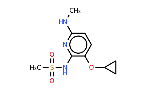 CAS 1243481-73-3 | N-(3-cyclopropoxy-6-(methylamino)pyridin-2-YL)methanesulfonamide