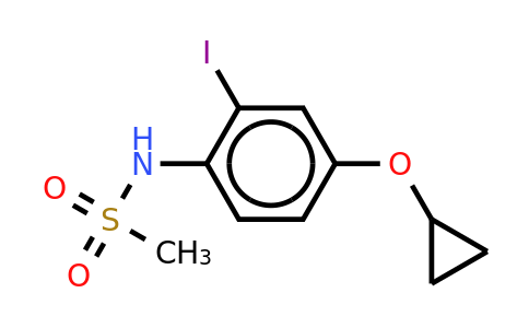 CAS 1243481-75-5 | N-(4-cyclopropoxy-2-iodophenyl)methanesulfonamide