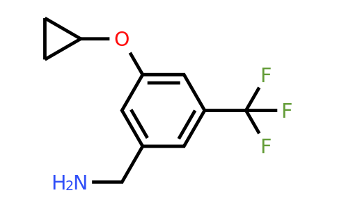 CAS 1243481-79-9 | (3-Cyclopropoxy-5-(trifluoromethyl)phenyl)methanamine