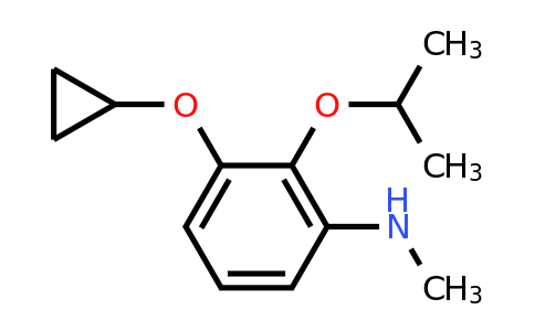 CAS 1243481-80-2 | 3-Cyclopropoxy-2-isopropoxy-N-methylaniline