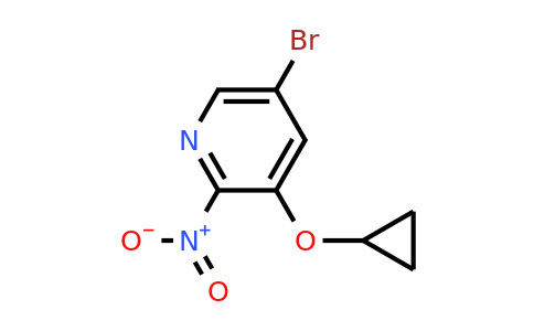 CAS 1243481-82-4 | 5-Bromo-3-cyclopropoxy-2-nitropyridine