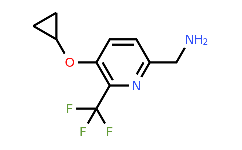 CAS 1243481-89-1 | (5-Cyclopropoxy-6-(trifluoromethyl)pyridin-2-YL)methanamine