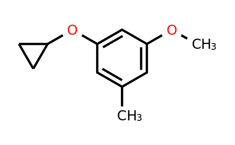 CAS 1243481-90-4 | 1-Cyclopropoxy-3-methoxy-5-methylbenzene