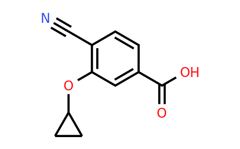 CAS 1243481-91-5 | 4-Cyano-3-cyclopropoxybenzoic acid