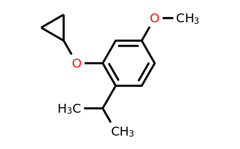 CAS 1243481-93-7 | 2-Cyclopropoxy-1-isopropyl-4-methoxybenzene