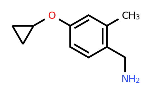 CAS 1243481-94-8 | (4-Cyclopropoxy-2-methylphenyl)methanamine