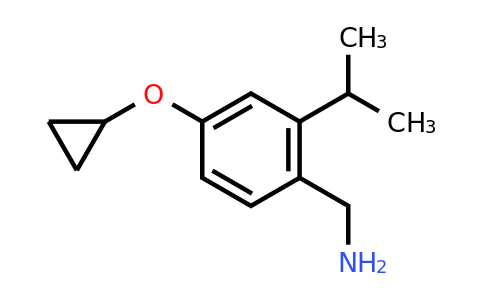 CAS 1243481-97-1 | (4-Cyclopropoxy-2-isopropylphenyl)methanamine