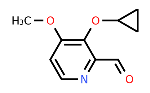CAS 1243481-98-2 | 3-Cyclopropoxy-4-methoxypicolinaldehyde