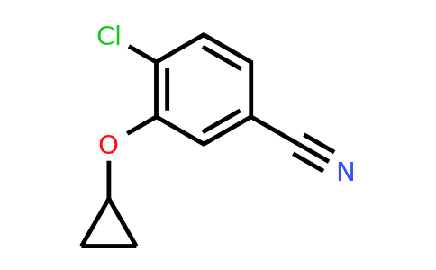 CAS 1243481-99-3 | 4-Chloro-3-cyclopropoxybenzonitrile