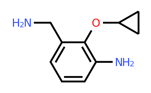 CAS 1243482-00-9 | 3-(Aminomethyl)-2-cyclopropoxyaniline