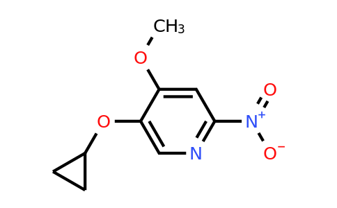 CAS 1243482-01-0 | 5-Cyclopropoxy-4-methoxy-2-nitropyridine