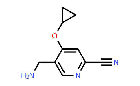 CAS 1243482-06-5 | 5-(Aminomethyl)-4-cyclopropoxypicolinonitrile