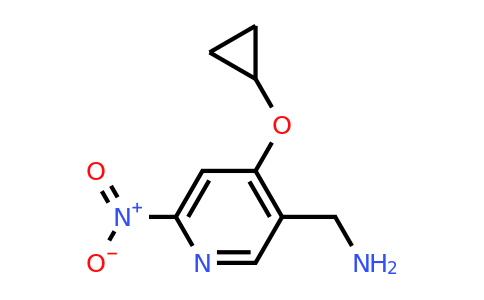 CAS 1243482-07-6 | (4-Cyclopropoxy-6-nitropyridin-3-YL)methanamine