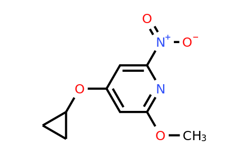 CAS 1243482-09-8 | 4-Cyclopropoxy-2-methoxy-6-nitropyridine