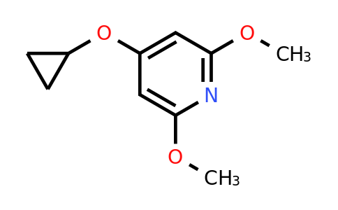 CAS 1243482-11-2 | 4-Cyclopropoxy-2,6-dimethoxypyridine