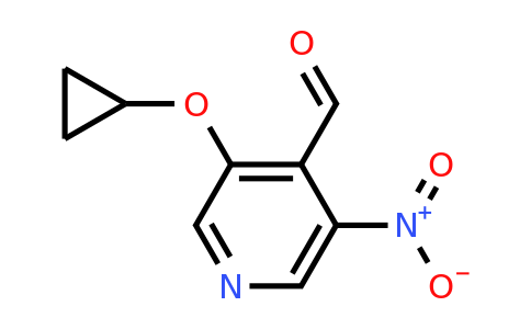 CAS 1243482-15-6 | 3-Cyclopropoxy-5-nitroisonicotinaldehyde