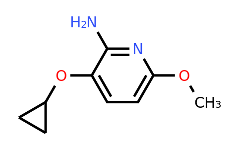 CAS 1243482-19-0 | 3-Cyclopropoxy-6-methoxypyridin-2-amine