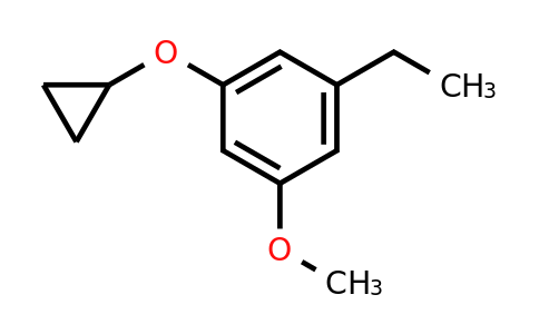 CAS 1243482-23-6 | 1-Cyclopropoxy-3-ethyl-5-methoxybenzene
