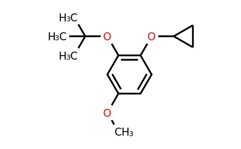 CAS 1243482-26-9 | 2-Tert-butoxy-1-cyclopropoxy-4-methoxybenzene