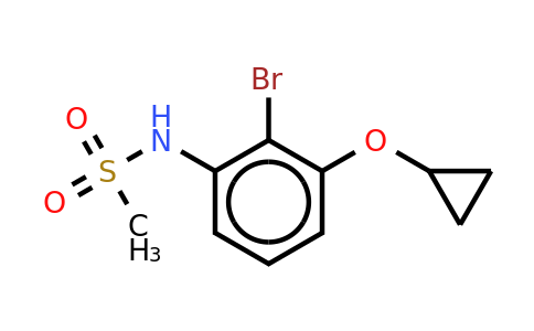 CAS 1243482-29-2 | N-(2-bromo-3-cyclopropoxyphenyl)methanesulfonamide