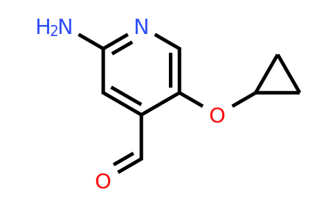 CAS 1243482-36-1 | 2-Amino-5-cyclopropoxyisonicotinaldehyde