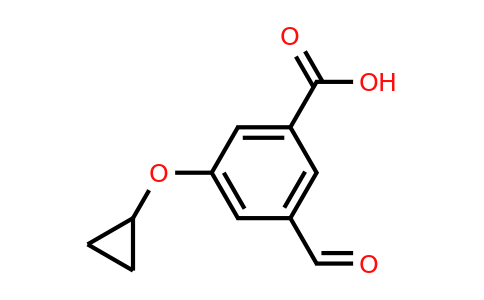 CAS 1243482-38-3 | 3-Cyclopropoxy-5-formylbenzoic acid