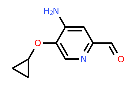 CAS 1243482-47-4 | 4-Amino-5-cyclopropoxypicolinaldehyde