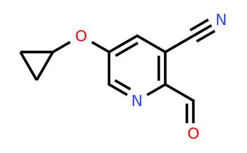 CAS 1243482-49-6 | 5-Cyclopropoxy-2-formylnicotinonitrile