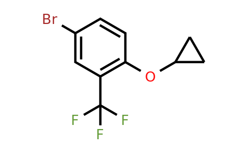CAS 1243482-56-5 | 4-Bromo-1-cyclopropoxy-2-(trifluoromethyl)benzene