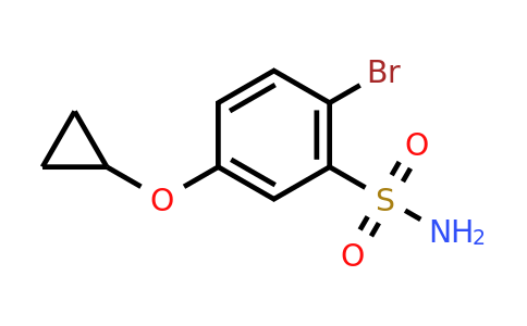 CAS 1243482-57-6 | 2-Bromo-5-cyclopropoxybenzenesulfonamide