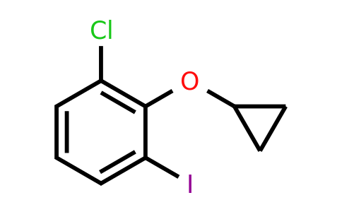 CAS 1243482-61-2 | 1-Chloro-2-cyclopropoxy-3-iodobenzene
