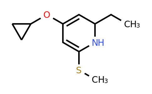CAS 1243482-64-5 | 4-Cyclopropoxy-2-ethyl-6-(methylsulfanyl)-1,2-dihydropyridine