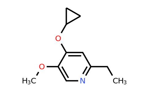 CAS 1243482-66-7 | 4-Cyclopropoxy-2-ethyl-5-methoxypyridine