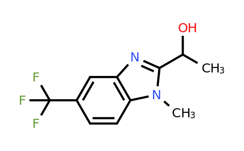 CAS 1243720-75-3 | 1-[1-methyl-5-(trifluoromethyl)-1H-1,3-benzodiazol-2-yl]ethan-1-ol