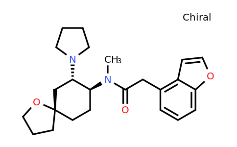 CAS 124378-77-4 | 2-(Benzofuran-4-yl)-N-methyl-N-((5R,7S,8S)-7-(pyrrolidin-1-yl)-1-oxaspiro[4.5]decan-8-yl)acetamide
